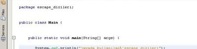 Java Da Kullanılan Escape Dizileri Escape Dizi Örnekleri