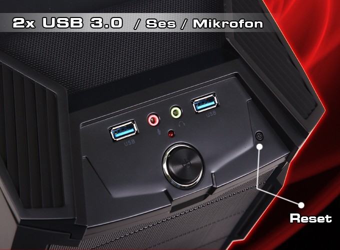 Bilgisayar Kasası Üzerindeki Düğmeler ve Bağlantı Kabloları