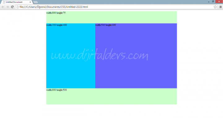 CSS ile Web Sayfası Oluşturma